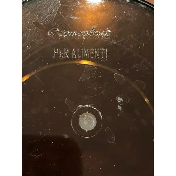 Vintage San Remo Plexiglas Cosmoplast Brown Nesting Containers Canisters Set 3 - Picture 7 of 14